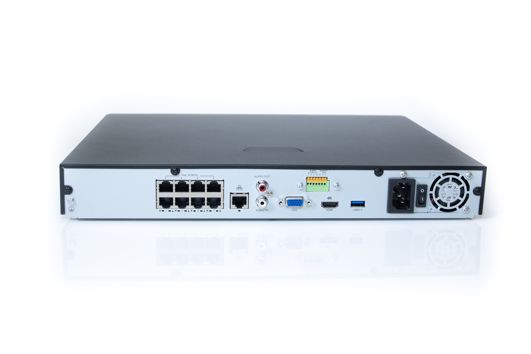 DISCONTINUED - The Admiral 8 Channel 4K NVR v2 - ADM8P8-V2M