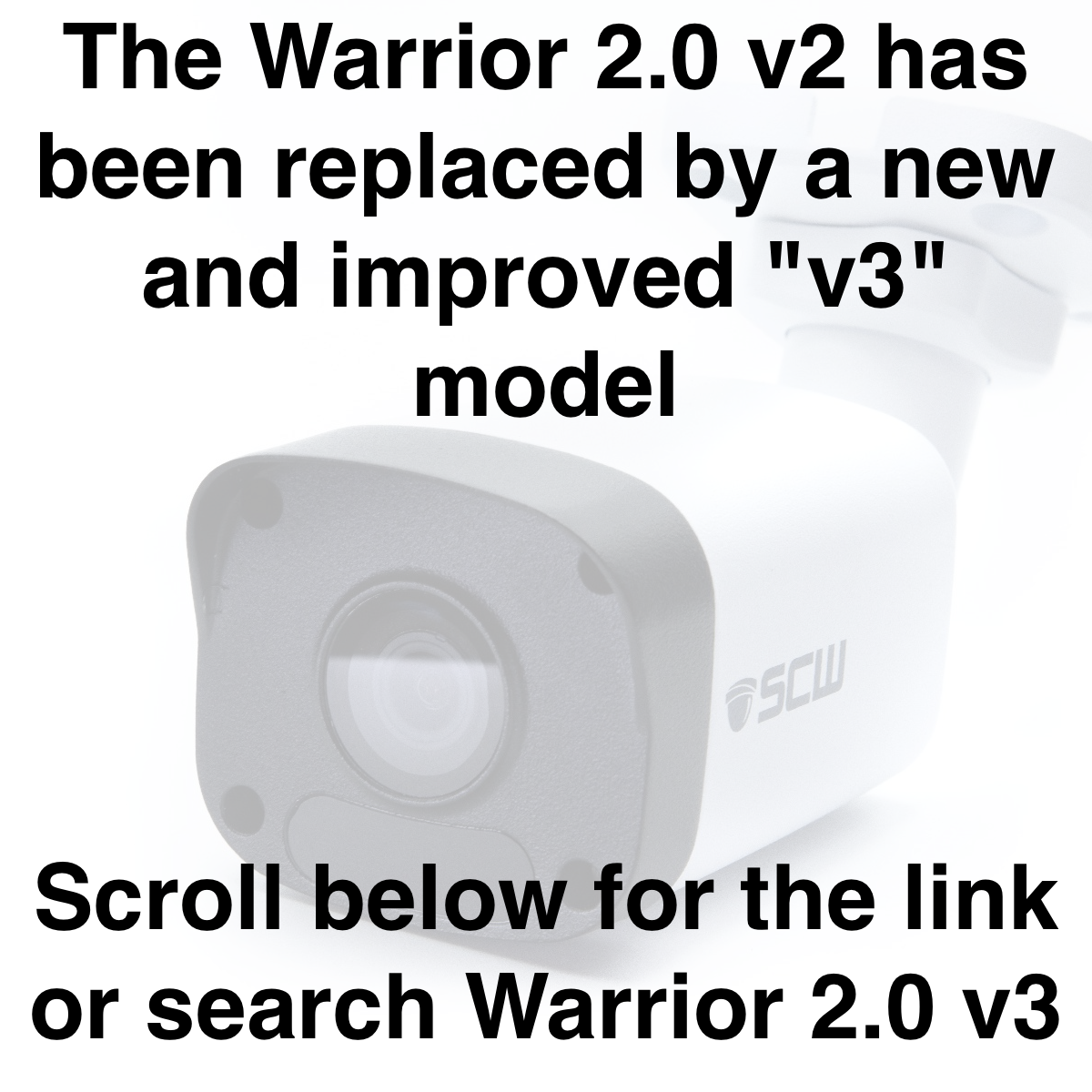 DISCONTINUED - The Warrior 2.0 v2 - 26BF2M - 1080P 2MP Fixed Lens Mini Bullet Camera